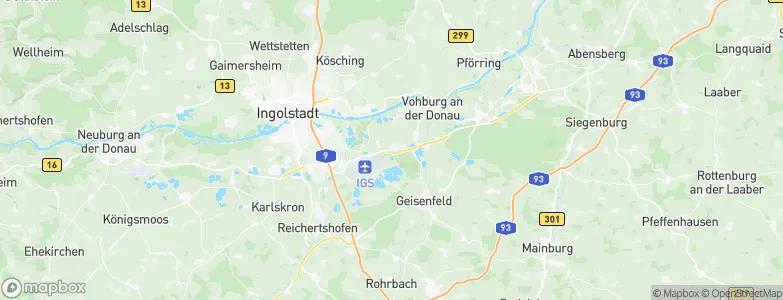 Ernsgaden, Germany Map