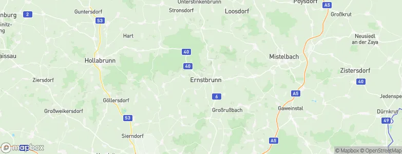 Ernstbrunn, Austria Map