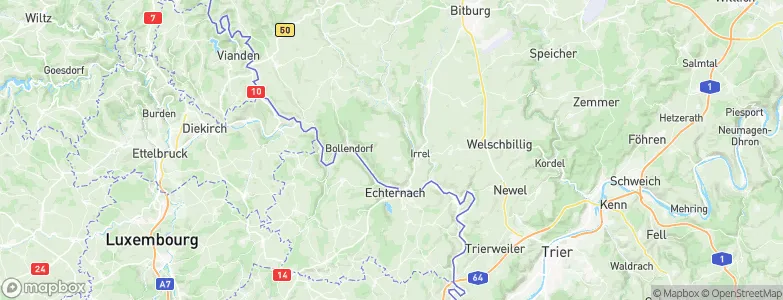 Ernzen, Germany Map
