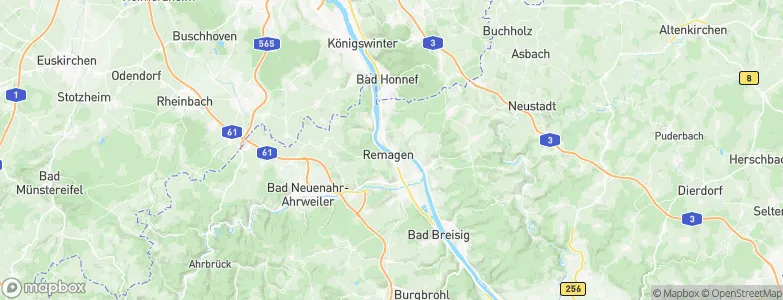Erpel, Germany Map