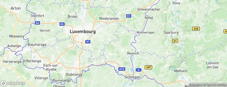 Ersange, Luxembourg Map