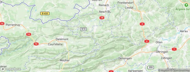 Erschwil, Switzerland Map