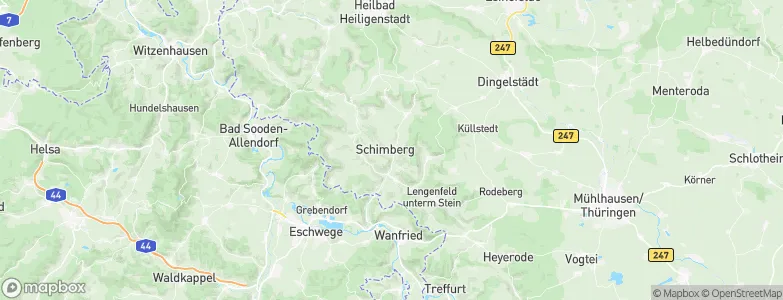 Ershausen, Germany Map