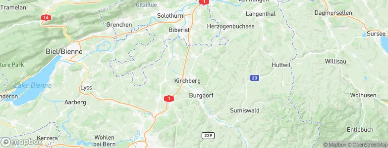 Ersigen, Switzerland Map