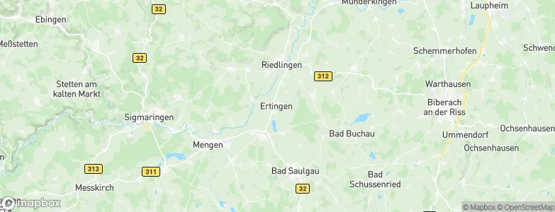 Ertingen, Germany Map