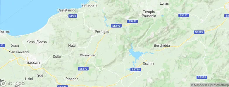 Erula, Italy Map