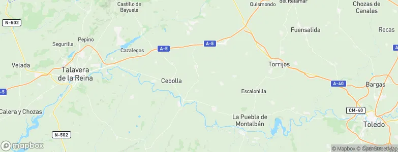 Erustes, Spain Map