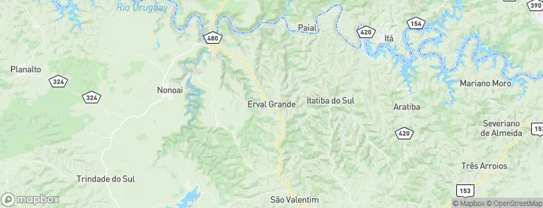 Erval Grande, Brazil Map