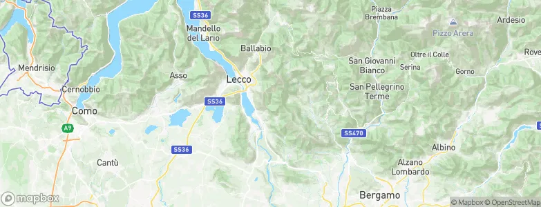 Erve, Italy Map