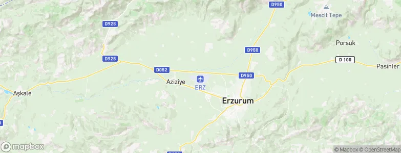 Erzurum Havaalanı, Turkey Map