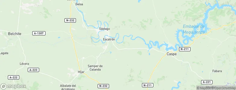 Escatrón, Spain Map