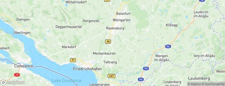 Eschach, Germany Map