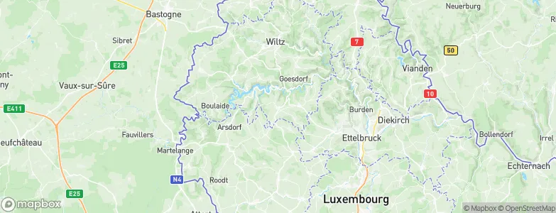 Eschdorf, Luxembourg Map