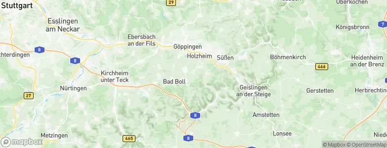 Eschenbach, Germany Map