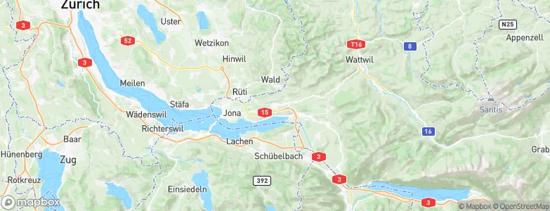 Eschenbach, Switzerland Map