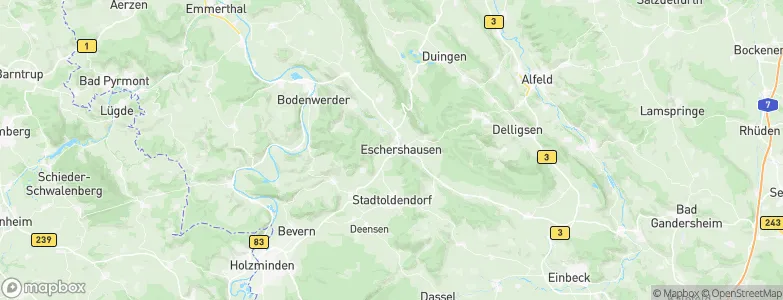 Eschershausen, Germany Map