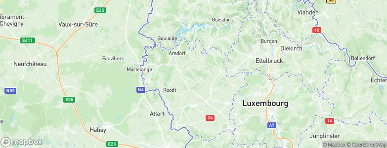 Eschette, Luxembourg Map