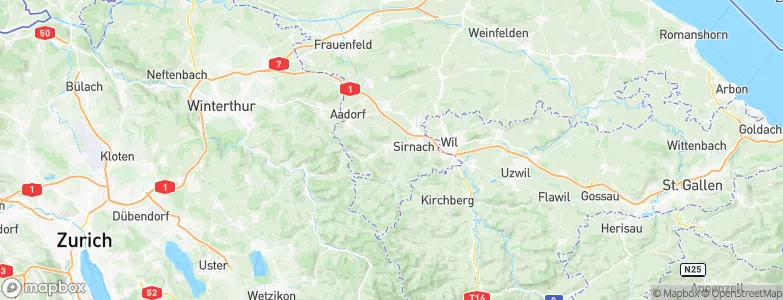 Eschlikon, Switzerland Map