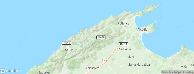 Escorca, Spain Map