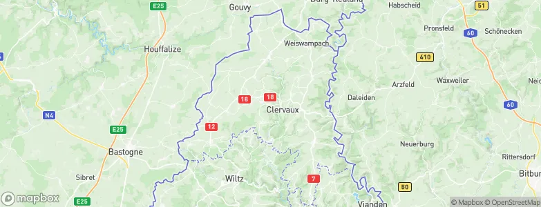 Eselborn, Luxembourg Map