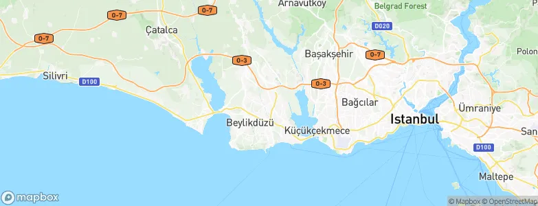 Esenyurt, Turkey Map