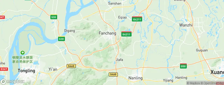 Eshan, China Map