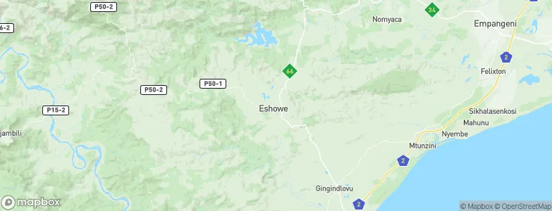 Eshowe, South Africa Map