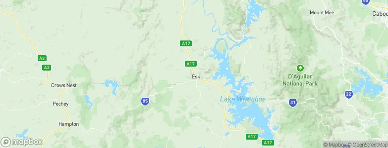 Esk, Australia Map