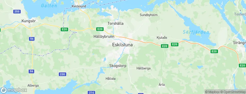 Eskilstuna, Sweden Map