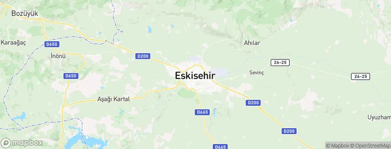 Eskişehir, Turkey Map