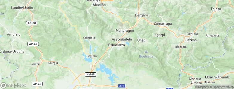 Eskoriatza, Spain Map