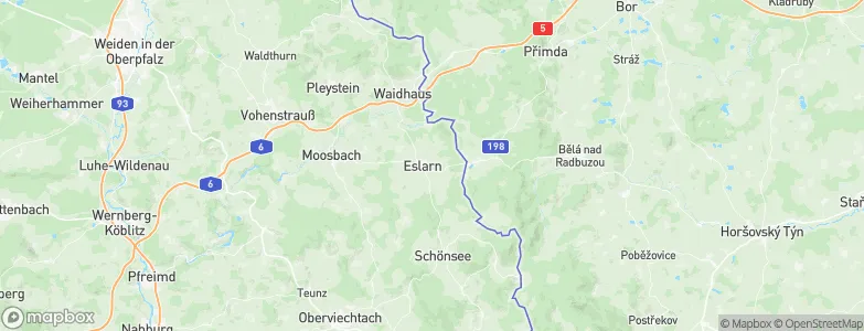 Eslarn, Germany Map
