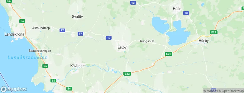 Eslöv, Sweden Map
