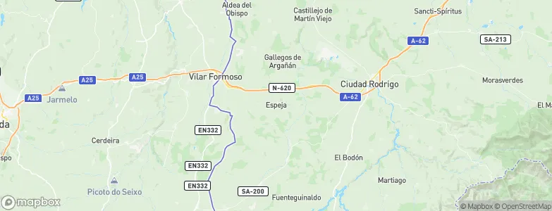 Espeja, Spain Map