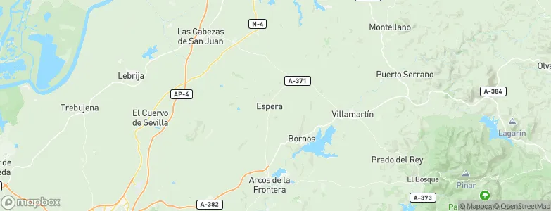 Espera, Spain Map