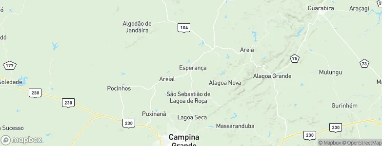 Esperança, Brazil Map