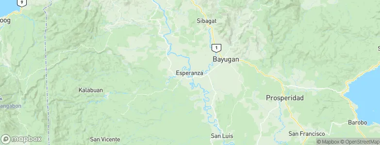 Esperanza, Philippines Map