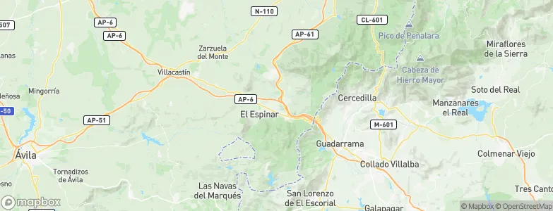 Espinar, El, Spain Map
