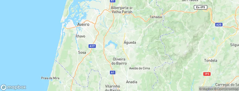 Espinhel, Portugal Map