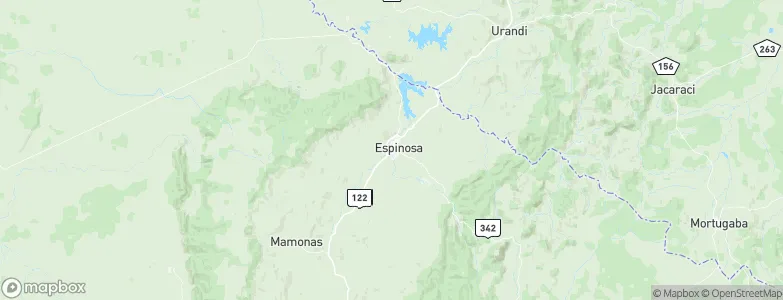 Espinosa, Brazil Map