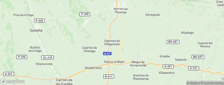 Espinosa de Villagonzalo, Spain Map
