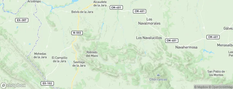 Espinoso del Rey, Spain Map