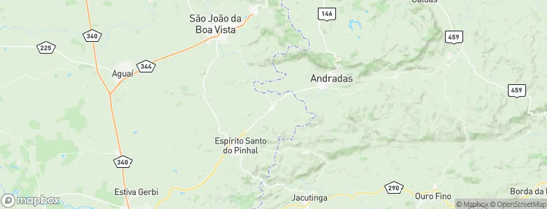 Espírito Santo do Pinhal, Brazil Map
