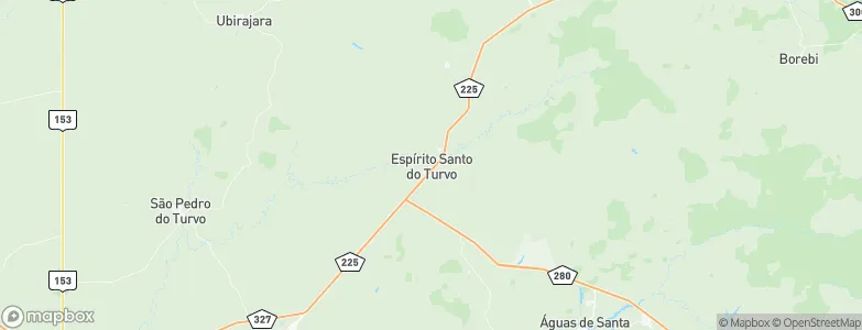 Espírito Santo do Turvo, Brazil Map