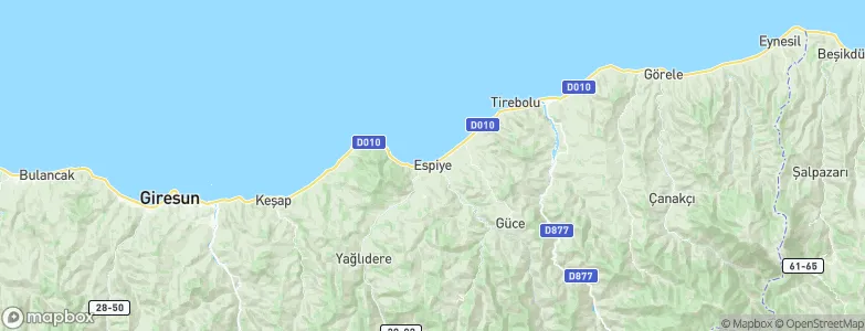 Espiye, Turkey Map