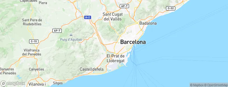 Esplugues de Llobregat, Spain Map