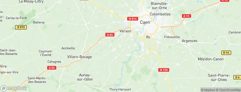 Esquay-Notre-Dame, France Map