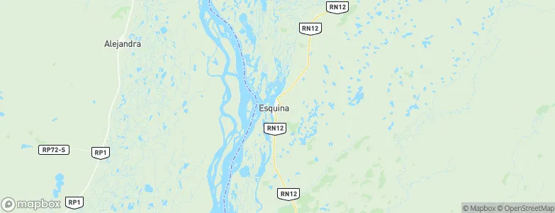 Esquina, Argentina Map
