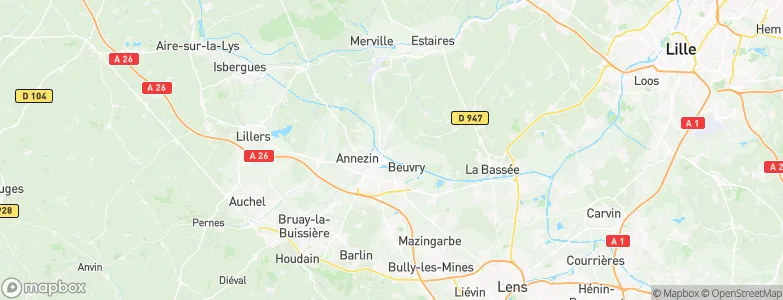 Essars, France Map