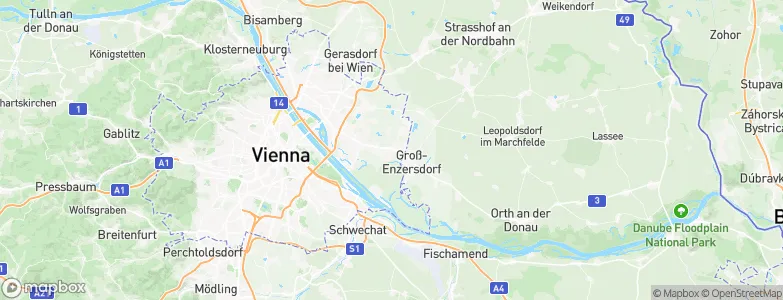 Essling, Austria Map